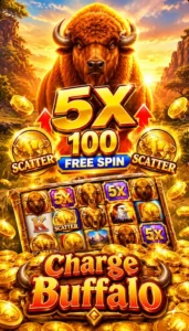 Charge Buffalo slot game in Pak Super